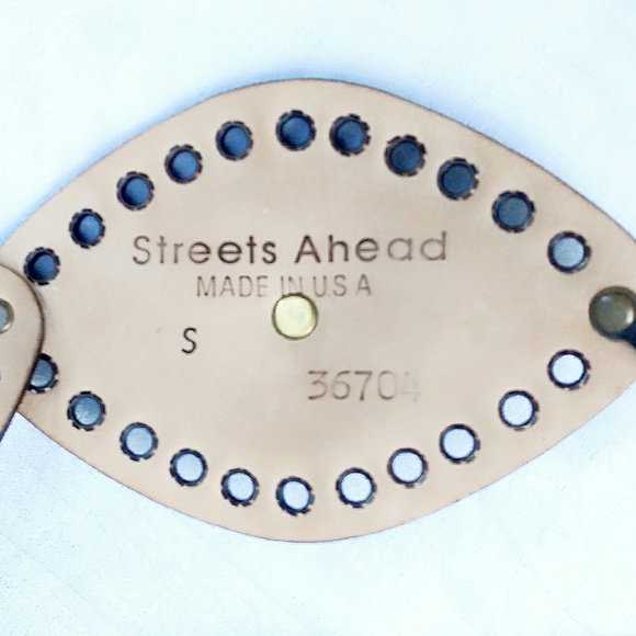 Streets Ahead for Free People Southwestern Boho Beaded Leather Belt main image 4